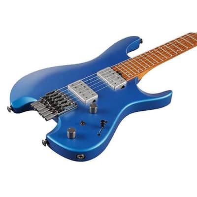 Ibanez Q52LBM Q Standard Headless Electric Guitar - Laser Blue Matte image 5