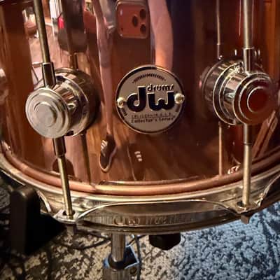 6.5x14 DW Collectors Series Maple VLT - Rose Copper Finishply image 3