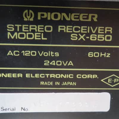 PIONEER SX-650 RECEIVER WORKS PERFECT SERVICED FULLY RECAPPED + LED's image 11