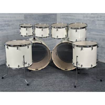 Yamaha Stage Custom Birch 8pc Drum Set (24" Double Bass) Classic White image 2