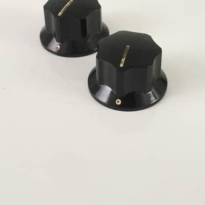 Vintage 1960s 1970s Reissue Fender Relic Jaguar Mustang Duo Sonic Knobs CTS Pots image 1