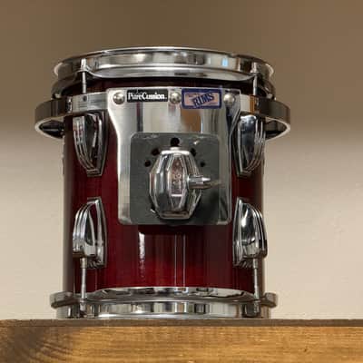 1990's Ludwig 8" Cherry Lacquer 9x8 Classic Maple Rack Tom image 6