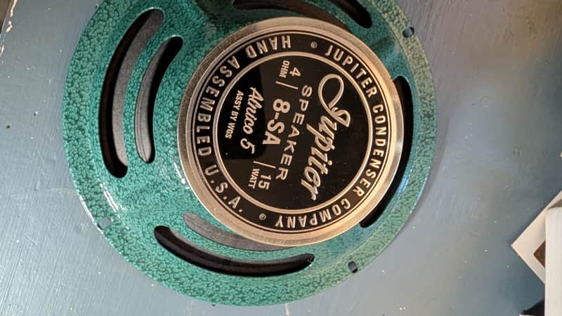 Jupiter 8" Alnico Speaker, 4 OHM, with Paper Voice Coil, 15 watts, 8SA-2-P - 8 2020s image 1