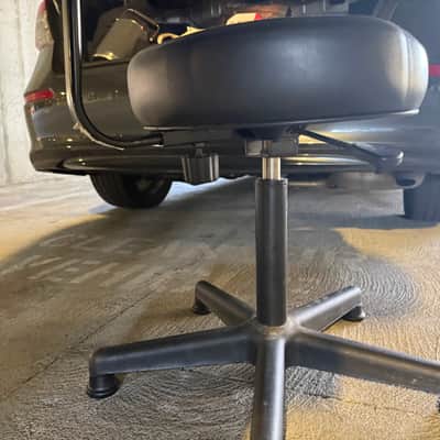 Roc N Soc Roc-N-Soc Lunar Series Original Gas Drum Throne With Back Rest - Black image 3