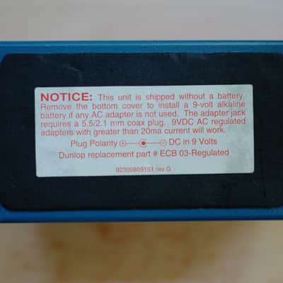 MXR M103 Script Blue Box Reissue 2000s - Blue image 5