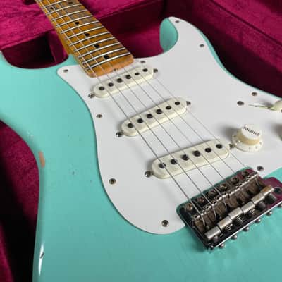 Fender Custom Shop Limited Edition Fat '50s Strat Relic - Super Faded Aged Sea Foam Green image 3