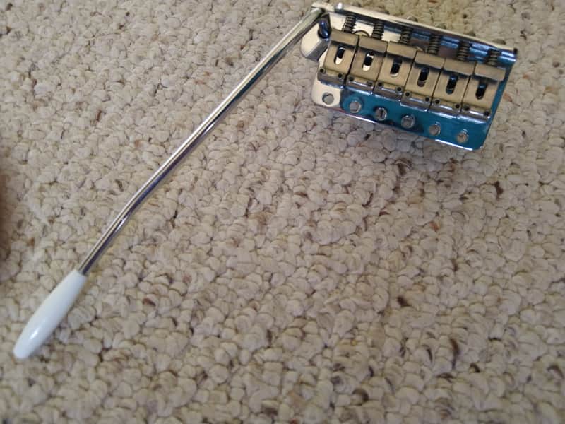 Fender JV early 1980s Japan Stratocaster Tremolo Bridge Trem with saddles Original Vintage Fujigen Part For Luthier Restoration Project image 1