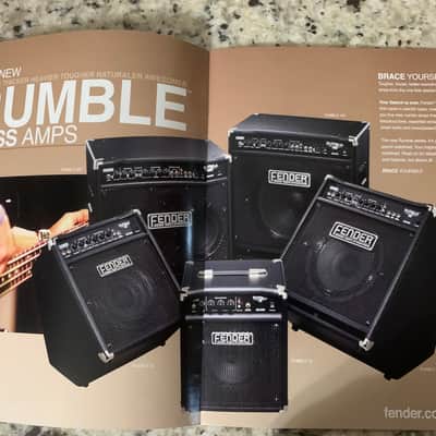 Fender Rumble Bass Amp Brochure 2010 image 4