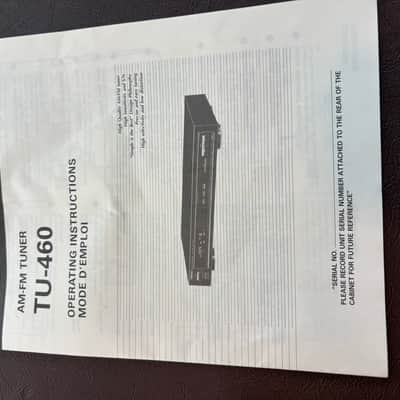 Denon TU-460 Mid 1980’s - Black image 7