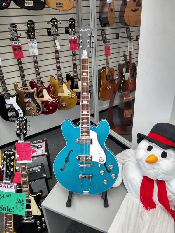 Epiphone Casino Classic Blue Worn image 1