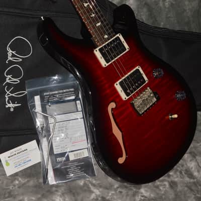 2019 PRS - CE Bolt-On Semi Hollow - Scarlet Smokeburst image 8