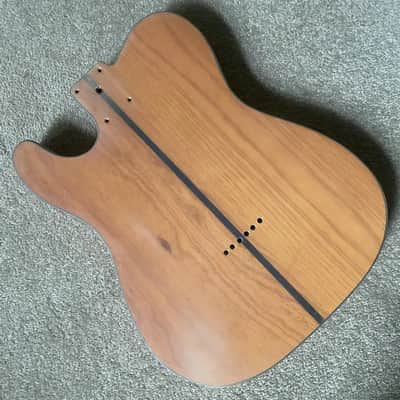 Tele Style Guitar Body, Ash and Flamed Maple image 5