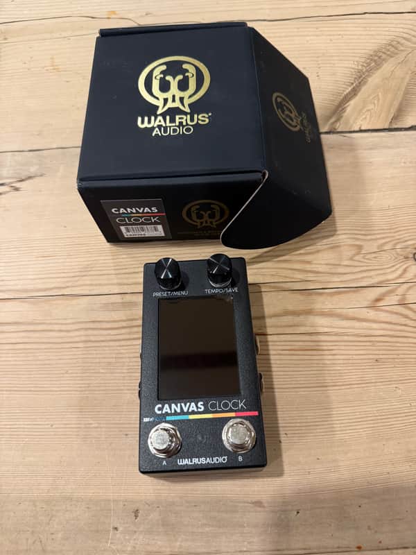 Walrus Audio Canvas Clock