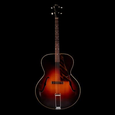 Vintage 1939 Gibson TG-50 Tenor Guitar Sunburst With Case image 2