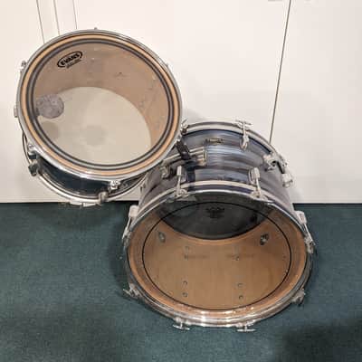 TEMPRO PRO Bass Drum & 13" Tom 60's/70's - Blue Strata image 2