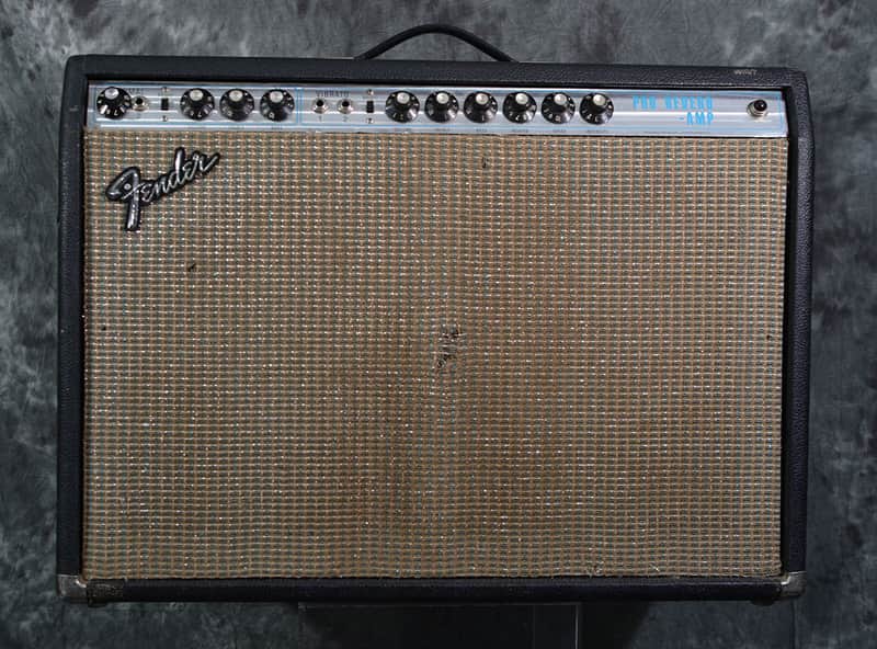 Fender Pro Reverb Amp 2x12 Tube Combo Vintage Original 1971 w FAST Same Day Shipping image 1