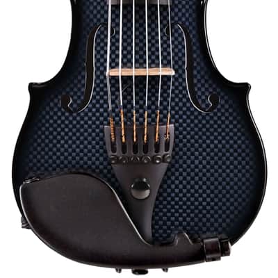 Glasser Carbon Composite Acoustic Electric 6-String Violin (4/4 Size) 2020s AE Blue image 1