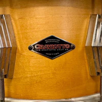 Craviotto Solid Maple Snare Drum 2000-2010 - Natural Maple (Satin) image 2