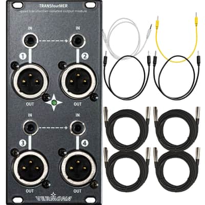 Vermona TRANSfourMER Quad Transformer-Isolated Output Eurorack Module CABLE KIT image 1