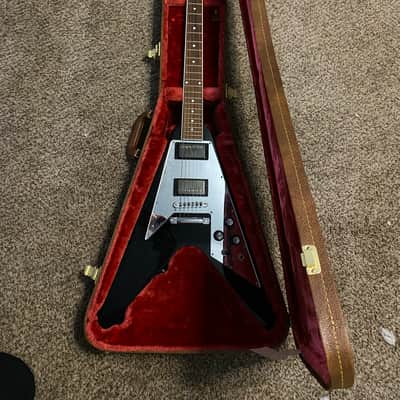 2022 Gibson Flying V Ebony Mirror Limited Edition (Sanded Neck) image 1
