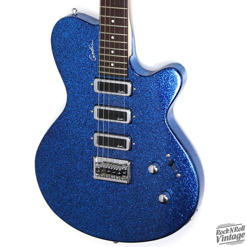 Godin Triumph Blue Sparkle image 1