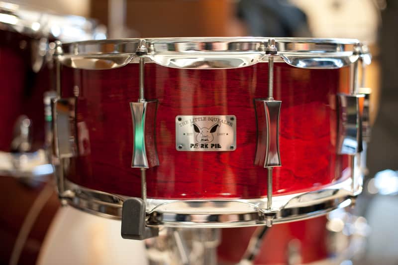 Pork Pie Little Squealer 6.5x14" Birch/Mahogany Snare Drum image 3