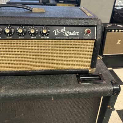 Fender Bandmaster 40-Watt 2-Channel Guitar Amp Head 1963 - 1967 - Black Panel image 5