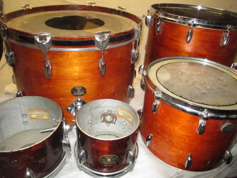 70's GRETSCH 6 PIECE DRUM KIT - made in USA image 1