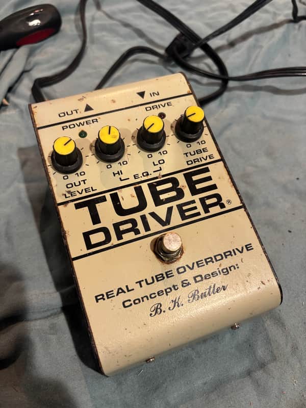 BK Butler 911 Tube Driver Reissue with Bias Knob 2008 - Present - Cream image 1