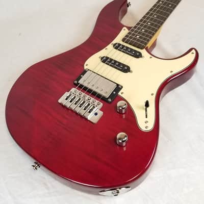 Yamaha Pacifica PAC612VIIFMX Double Cutaway Flame Maple Top H/S/S Electric Guitar, Fired Red image 5