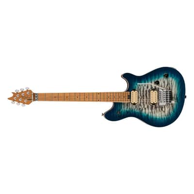 EVH Wolfgang Special Transactional QM 6-String Right-Handed Electric Guitar with Basswood Body and Baked Maple Fingerboard (Indigo Burst) image 6