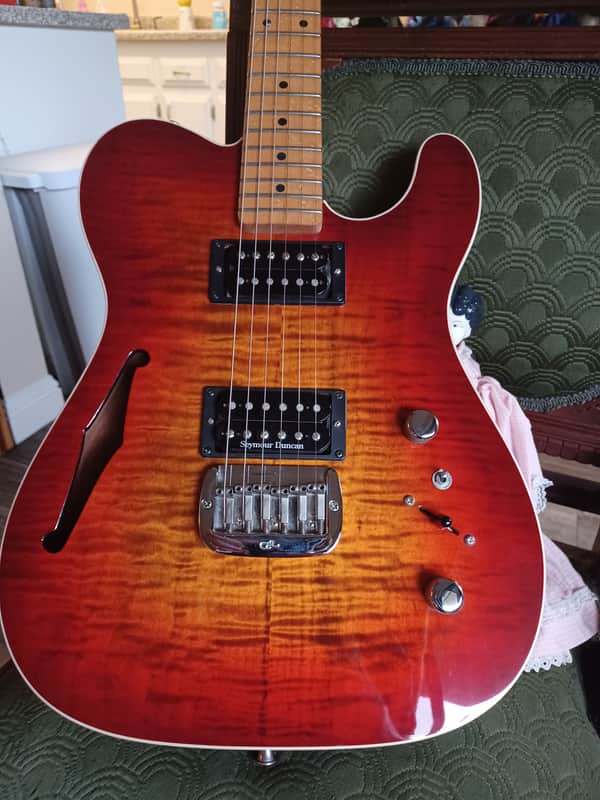 2005 G&L USA ASAT Semi Hollow - Cherryburst 6.5lbs image 1