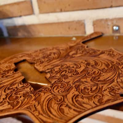 Custom Pickguard for Fender Jazz Bass Standard – Unique Guitar Laser Engraved Wooden Scratchplate image 3