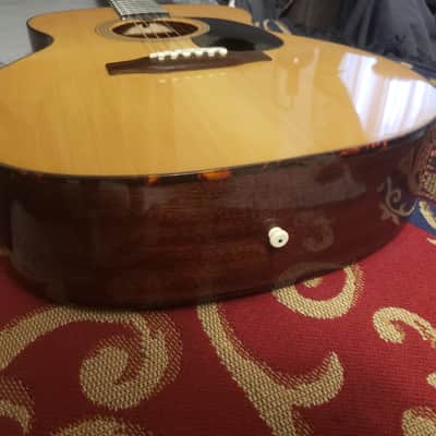Recording King RO-318 [OM] | All solid tone woods | Mahogany sides and back and Adirondack Spruce top | Serial No. A21020351 image 8