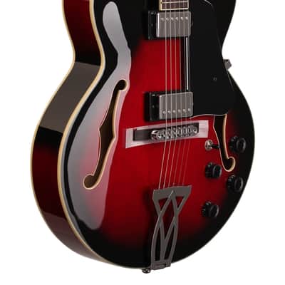 Ibanez Artcore AF75 Hollowbody Electric Guitar Trans Red Sunburst image 9