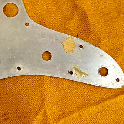 1960's Fender Jazzmaster Aluminum Pickguard Shielding Plate Vintage ~1964 1965 image 5