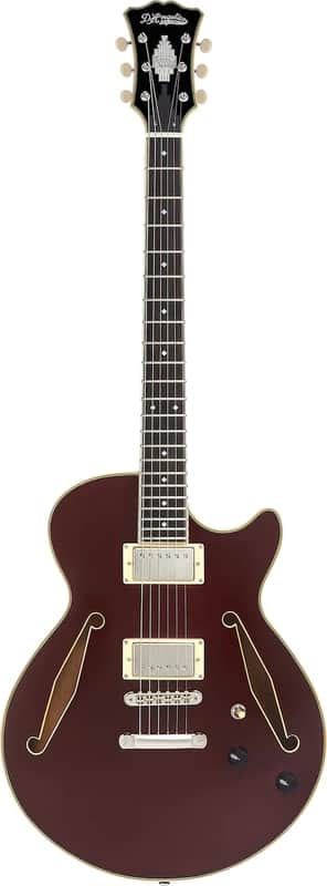 D'Angelico Excel SS Tour Semi-hollowbody Electric Guitar - Solid Wine image 1