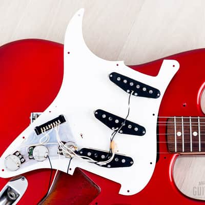 1992 Fender Stratocaster ‘62 Vintage Reissue ST62-53 Candy Apple Red 100% Original, Japan MIJ Fujigen image 20
