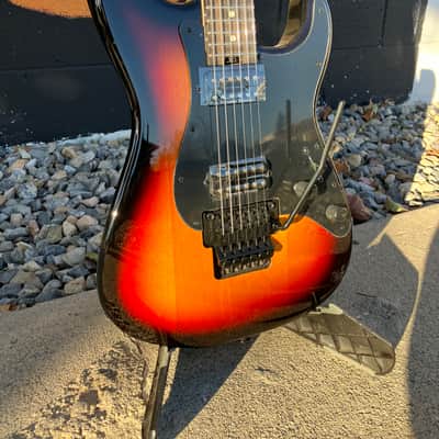 Charvel Pro-Mod So-Cal Style 1 HH FR E, Ebony Fingerboard, Three-Tone Sunburst image 2