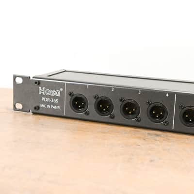 Hosa PDR-369 XLR3F to XLR3M Patch Bay CG012KD image 4