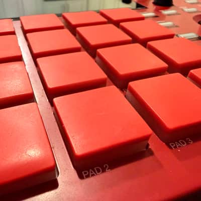 Akai MPC One + (Plus) with fat pads - Drum Machine Sequencer - Red image 3
