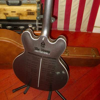 ~2017 Gibson Custom Shop "The Vinny" 25th Anniversary ES-335 Silver Sparkle image 6
