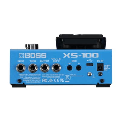 Boss XS-100 Poly Shifter Pitch Pedal with Natural Tone Advanced Algorithms Four Octave Pedal Control Eight Octave Range Drop Tunings MIDI and USB Integration image 4