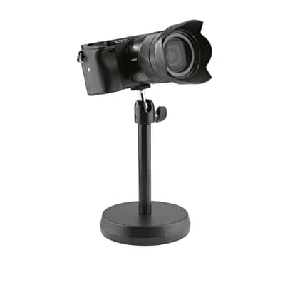 Mint Konig & Meyer 19781-100-55 Desktop Camera Stand, Round Base, Black image 4