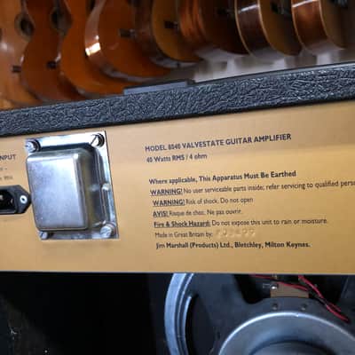 Combo Marshall Valvestate 40V Model 8040 2 canaux 40 Watts 1x12 made in UK 90s image 15