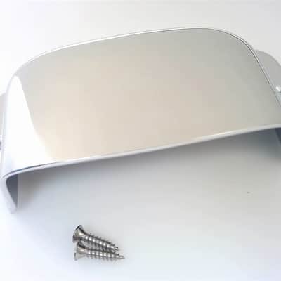 True Custom Shop® Vintage Chrome Ashtray Bridge Cover for Fender Precision P Bass image 2