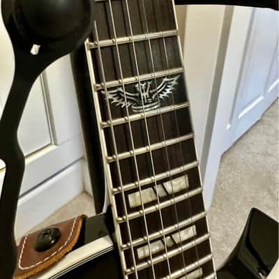 Washburn PXL20B Parallaxe Singlecut 2010s - Black Gloss image 4