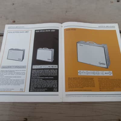 Vintage 1965 Gretsch Guitars & Amplifiers Catalog #32! Chet Atkins, White Falcon! Case Candy! image 12