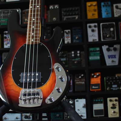 Ernie Ball Music Man Stingray EX with Rosewood Fretboard 1996 - 2002 - Vintage Sunburst image 3