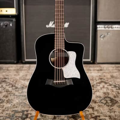 Taylor 250ce Plus BLK Bajo Quinto Acoustic/Electric Guitar - Black with Aerocase - Factory Demo image 3